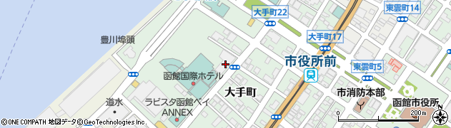 函館国際ホテル日本料理・松前周辺の地図