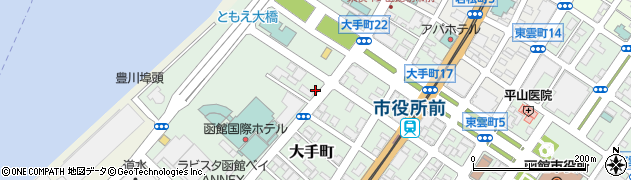 ＨＤＣレンタカー函館駅前店周辺の地図