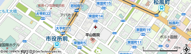 日本メックス株式会社　函館営業所周辺の地図