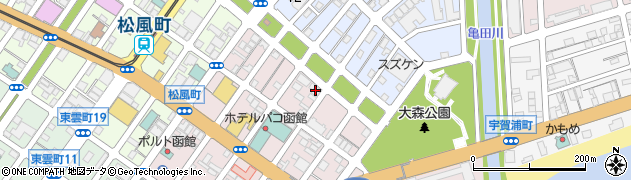 三甲株式会社　函館出張所周辺の地図