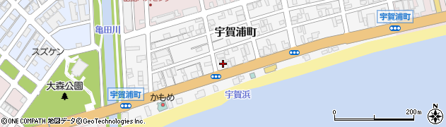 セブンイレブン函館宇賀浦町店周辺の地図