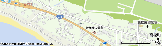 北海道函館市高松町322周辺の地図