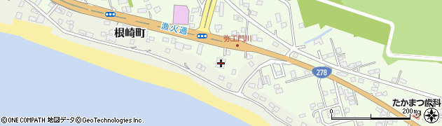 北海道函館市高松町209周辺の地図