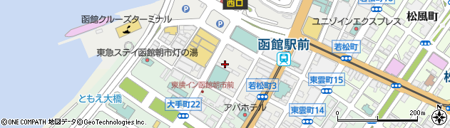 函館くじら屋周辺の地図