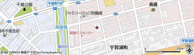 函館バス株式会社　総務部・労務課周辺の地図