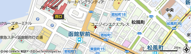 キラリス函館　管理事務所周辺の地図