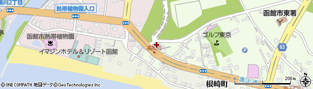 北海道函館市高松町162周辺の地図