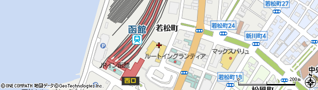 プティメルヴィーユ　函館駅前店周辺の地図