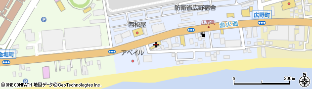 トヨタカローラ函館　海岸通店周辺の地図