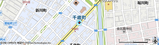 北海道函館市周辺の地図