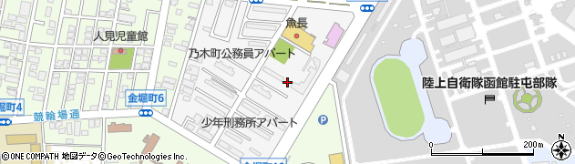 北海道函館市乃木町9周辺の地図