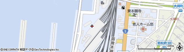 北海道ジェイ・アール運輸サポート株式会社　函館事業所周辺の地図