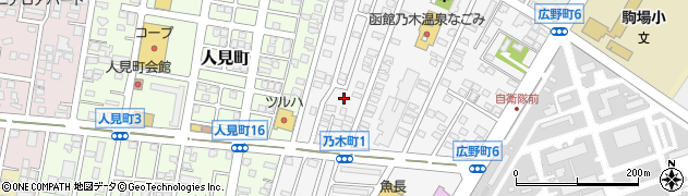 乃木第1街区公園周辺の地図