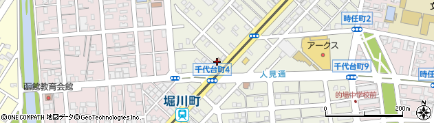 函館千代台郵便局 ＡＴＭ周辺の地図