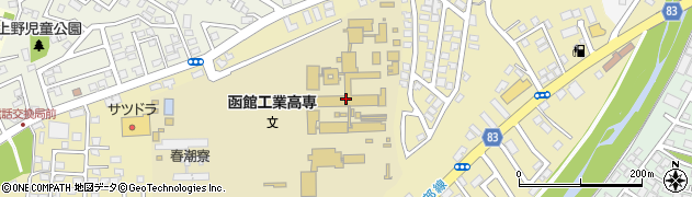 国立函館工業高等専門学校周辺の地図