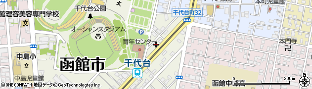 三建不動産株式会社　アパマン館千代台店周辺の地図