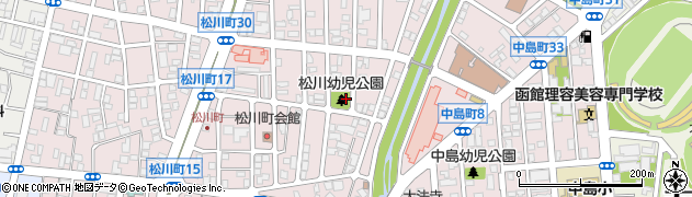 松川幼児公園周辺の地図