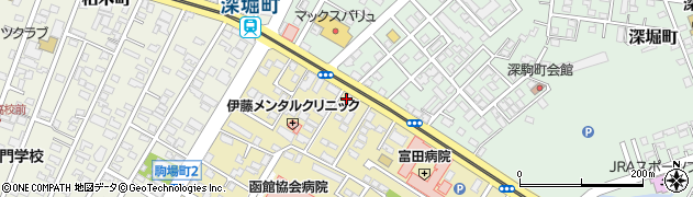 吉野理容院周辺の地図