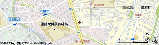 ピザテンフォー　函館日吉店周辺の地図