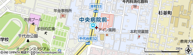 日本調剤本町薬局周辺の地図