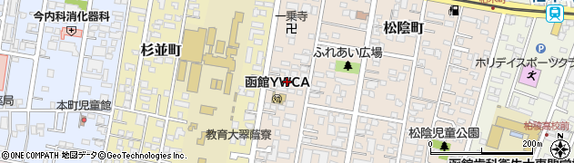 北海道函館市松陰町1周辺の地図