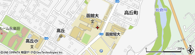 函館大学　入試専用周辺の地図