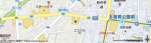 ベルクラシック函館　衣裳室周辺の地図