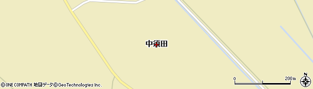 北海道上ノ国町（檜山郡）中須田周辺の地図