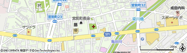 北海道函館市宮前町29周辺の地図