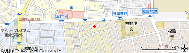 北海道函館市杉並町16周辺の地図