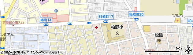 北海道函館市松陰町4周辺の地図