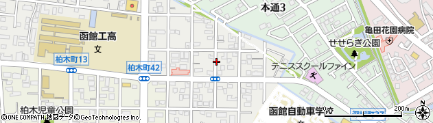 北海道函館市川原町周辺の地図