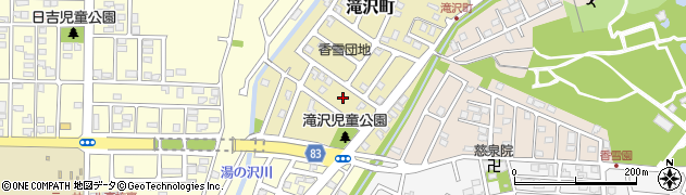 北海道函館市滝沢町4周辺の地図