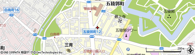 東北東映ビデオ販売株式会社　函館営業所周辺の地図