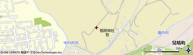 北海道函館市滝沢町周辺の地図
