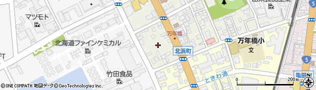 北海道函館市北浜町3周辺の地図