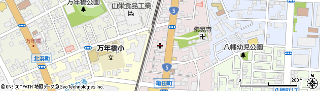 金丸富貴堂函館店周辺の地図