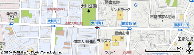 田家町１７周辺の地図