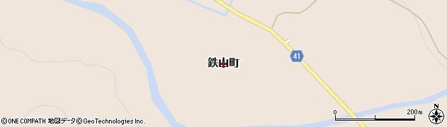 北海道函館市鉄山町周辺の地図