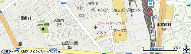 ガイア　函館港店周辺の地図