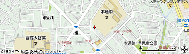 久二野村水産株式会社本通直営店周辺の地図