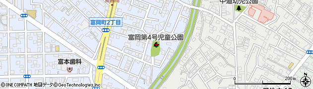 富岡第4号児童公園周辺の地図