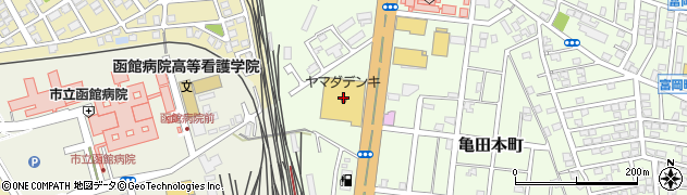 北海道函館市亀田本町66周辺の地図