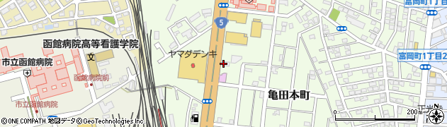 北海道銀行亀田支店 ＡＴＭ周辺の地図