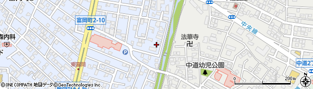 富岡第2街区公園周辺の地図