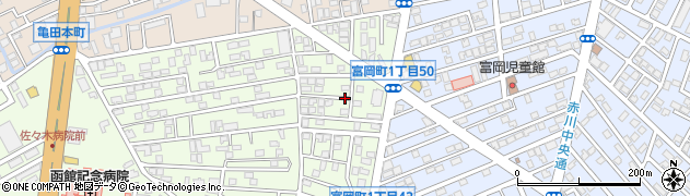 北海道函館市亀田本町28周辺の地図