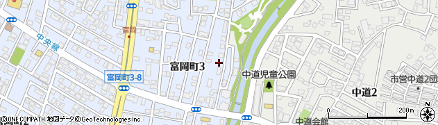 富岡第1街区公園周辺の地図