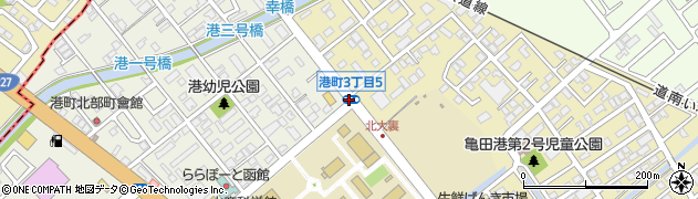 亀田港町５８周辺の地図