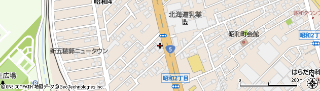 函館中央警察署昭和交番周辺の地図