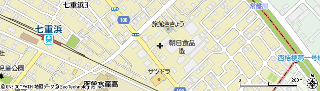 日本製紙木材株式会社　北海道支店函館営業所周辺の地図